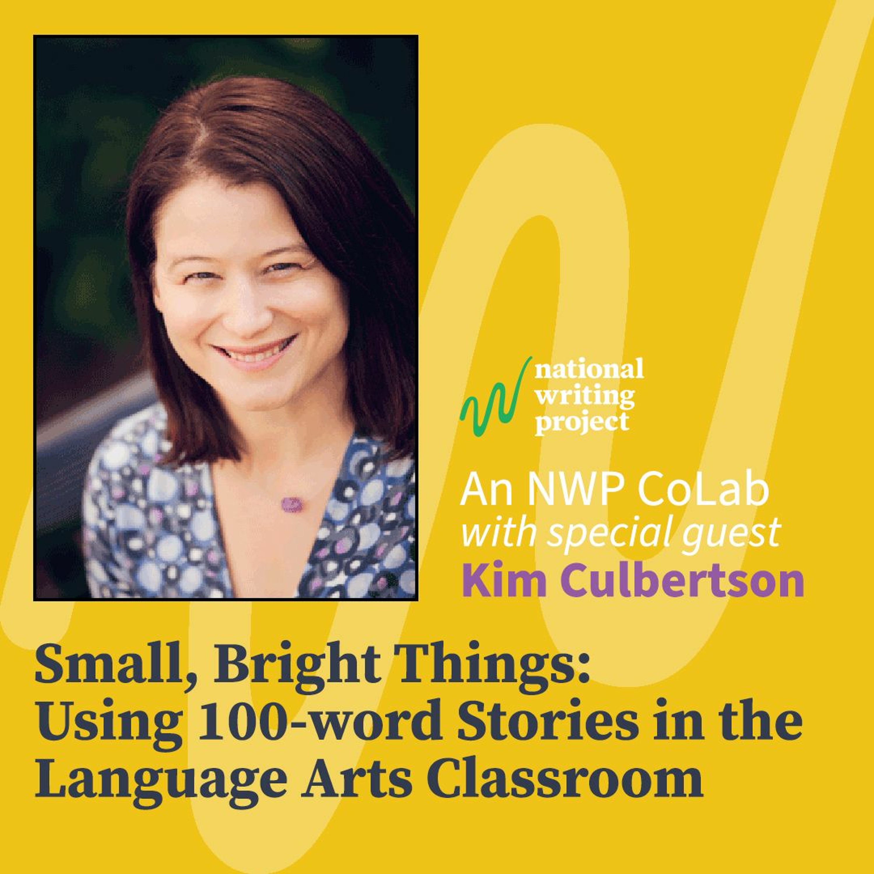 Small, Bright Things: Using 100-word Stories in the Language Arts Classroom episode artwork