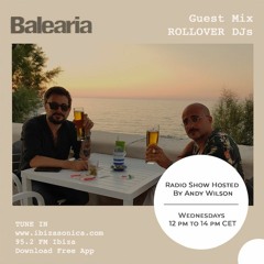 Rollover Djs for Balearia  | IBIZA Sonica Radio