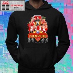 NC State Wolfpack 2024 ACC men’s basketball Tournament Champions player signatures firework shirt