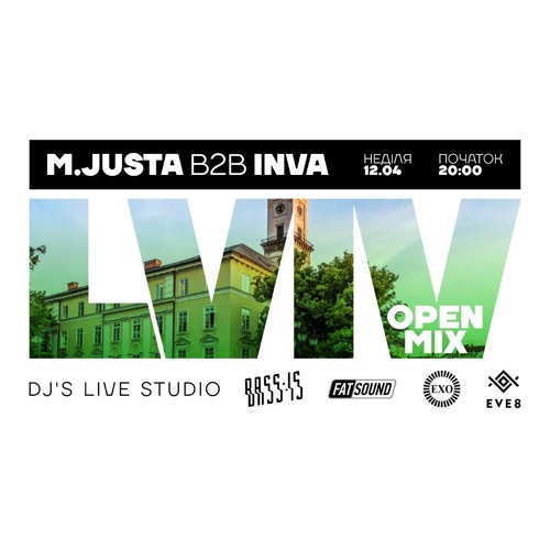 M.Justa B2B inva x EVE8 DJ'S LIVE STUDIO