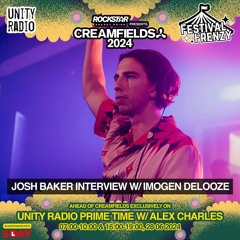 Josh Baker | Creamfields Interview w/ Imogen Delooze | #FestivalFrenzy | 2024 06 28