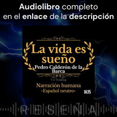Audiolibro gratis 🎧 La vida es sueño