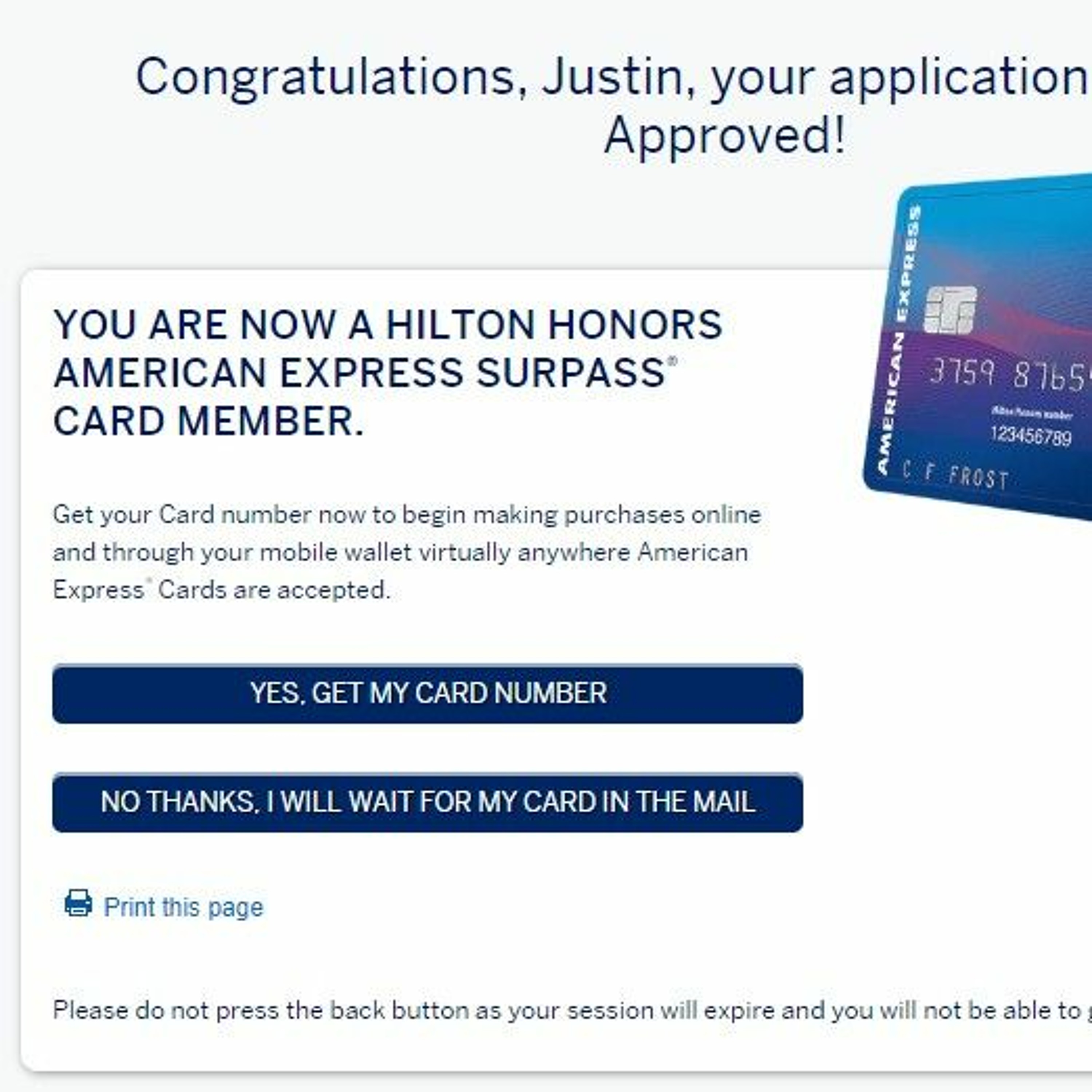 Episode 43: Amex Hilton Surpass Card Approval And Review