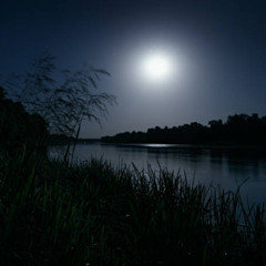 moon over the river