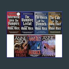 $${EBOOK} ❤ Anne Rice 7 Book Set "Interview with the Vampire", "The Vampire Lestat", "Queen of the