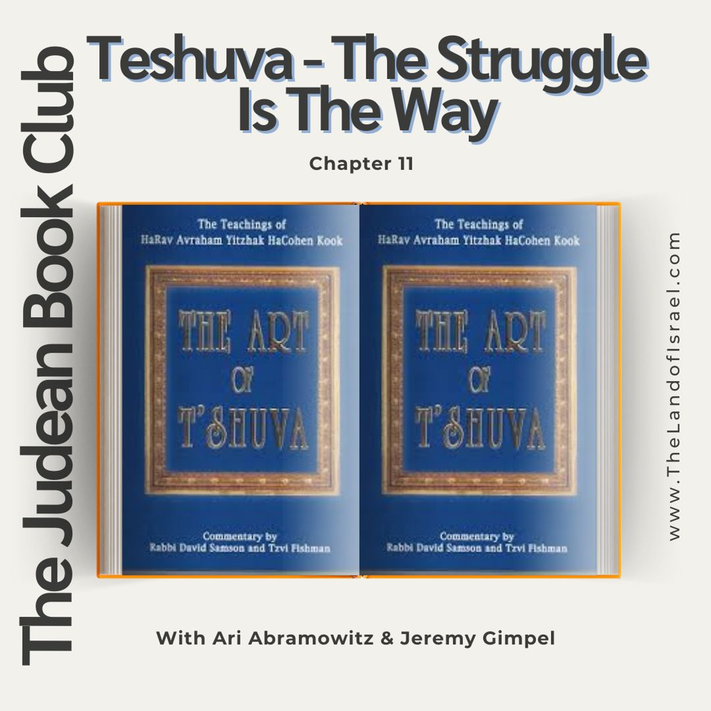 The Judean Book Club: Teshuva - The Struggle Is The Way (The Art of Teshuva)