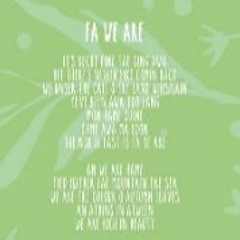 Fa We Are By Jo Gilbert