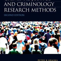 PDF Criminal Justice and Criminology Research Methods (2nd Edition)