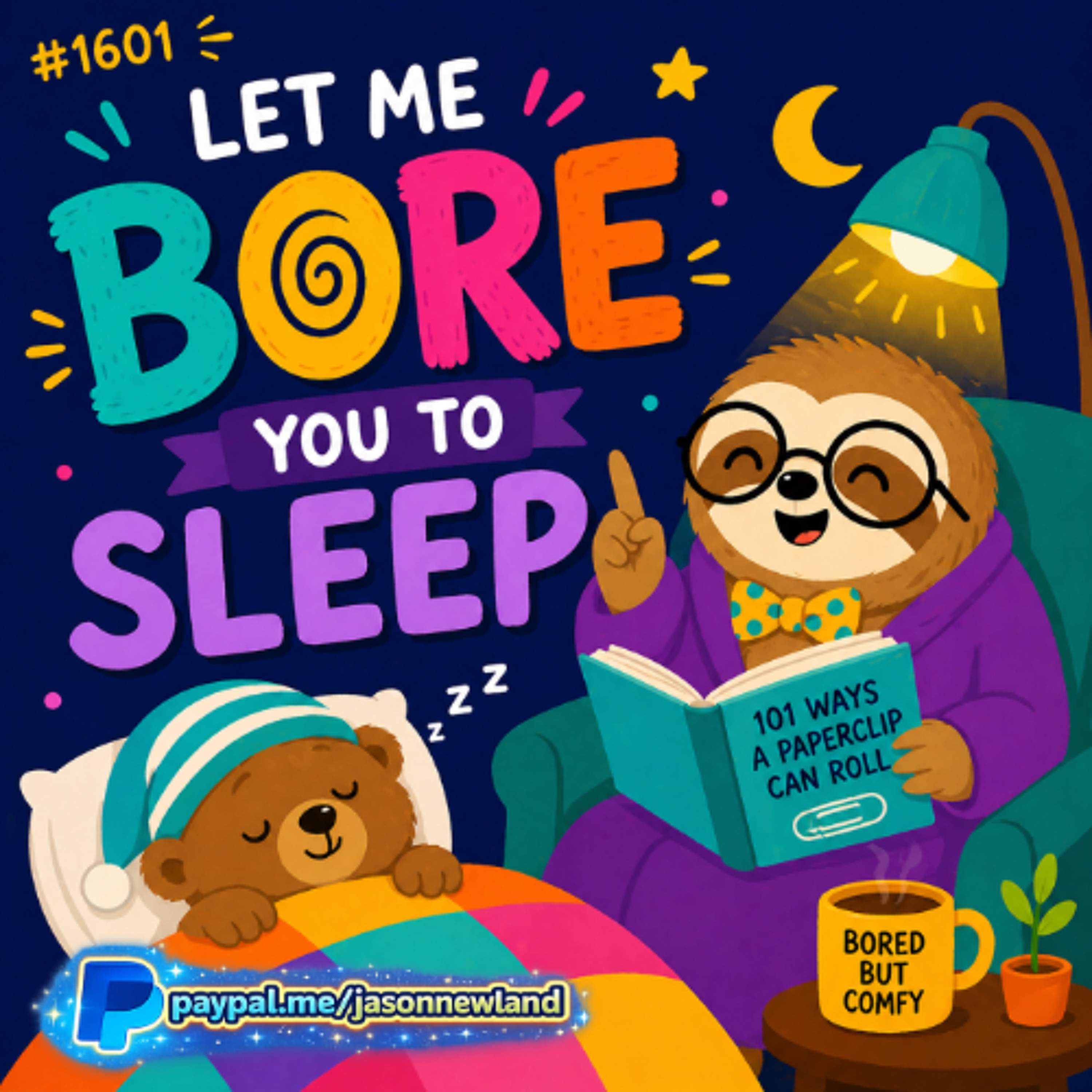 (Long  Voice Only) #1601 Let me bore you to sleep  Jason Newland  26th April 2026