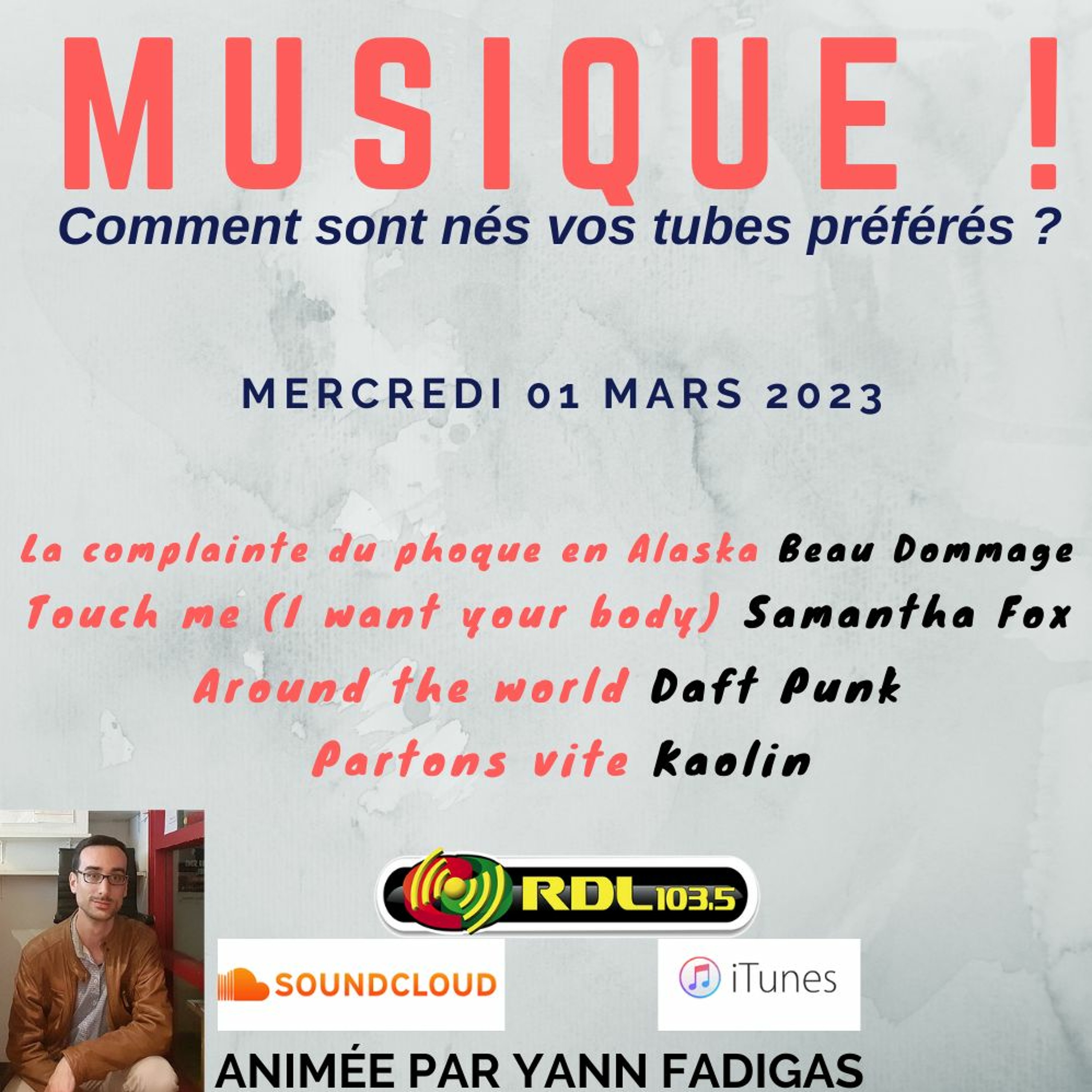MUSIQUE ! 162 - 01 03 23 - "Around the world" (Daft Punk) / Les Enfoirés / Samantha Fox episode artwork