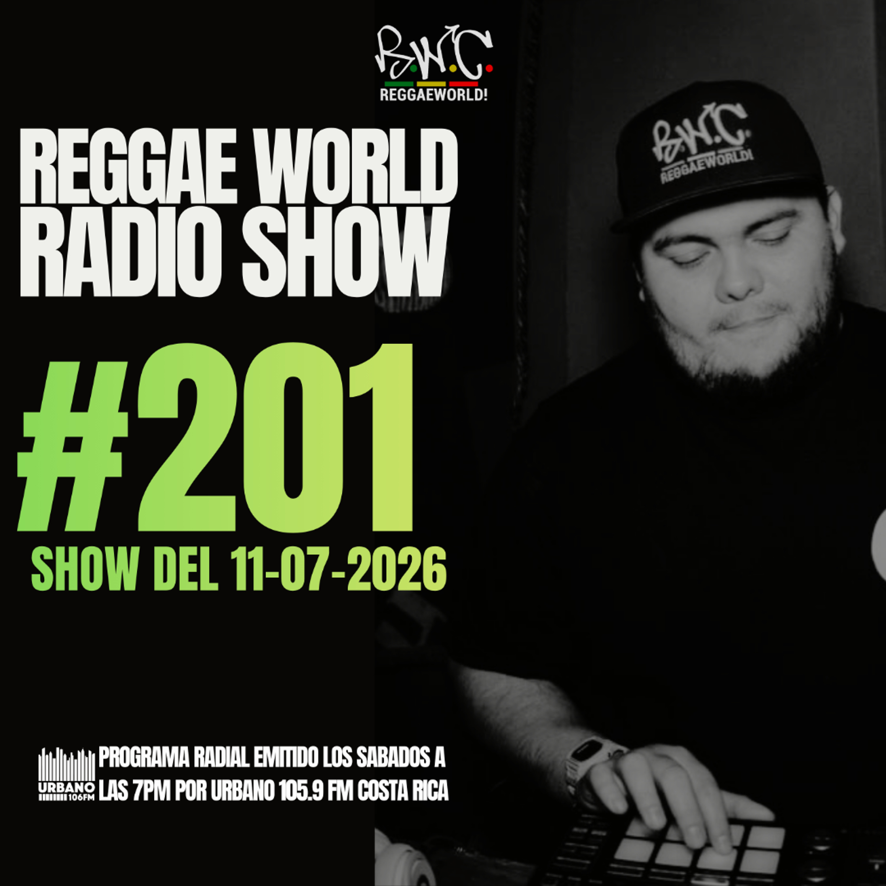 ReggaeWorld Radio Show #201 (K-NeLo) By DjFofo (11-07-26) @ Urbano 105.9 FM
