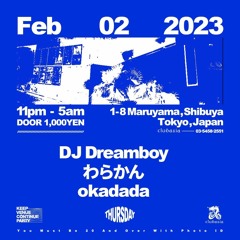 THURSDAY at clubasia 20230202(am2:30~am3:30)