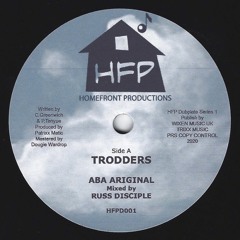 HFPDS001 TRODDERS/TROD OUT DUB Hand Cut Poly Vinyl Dubplate Series 1 PROMO