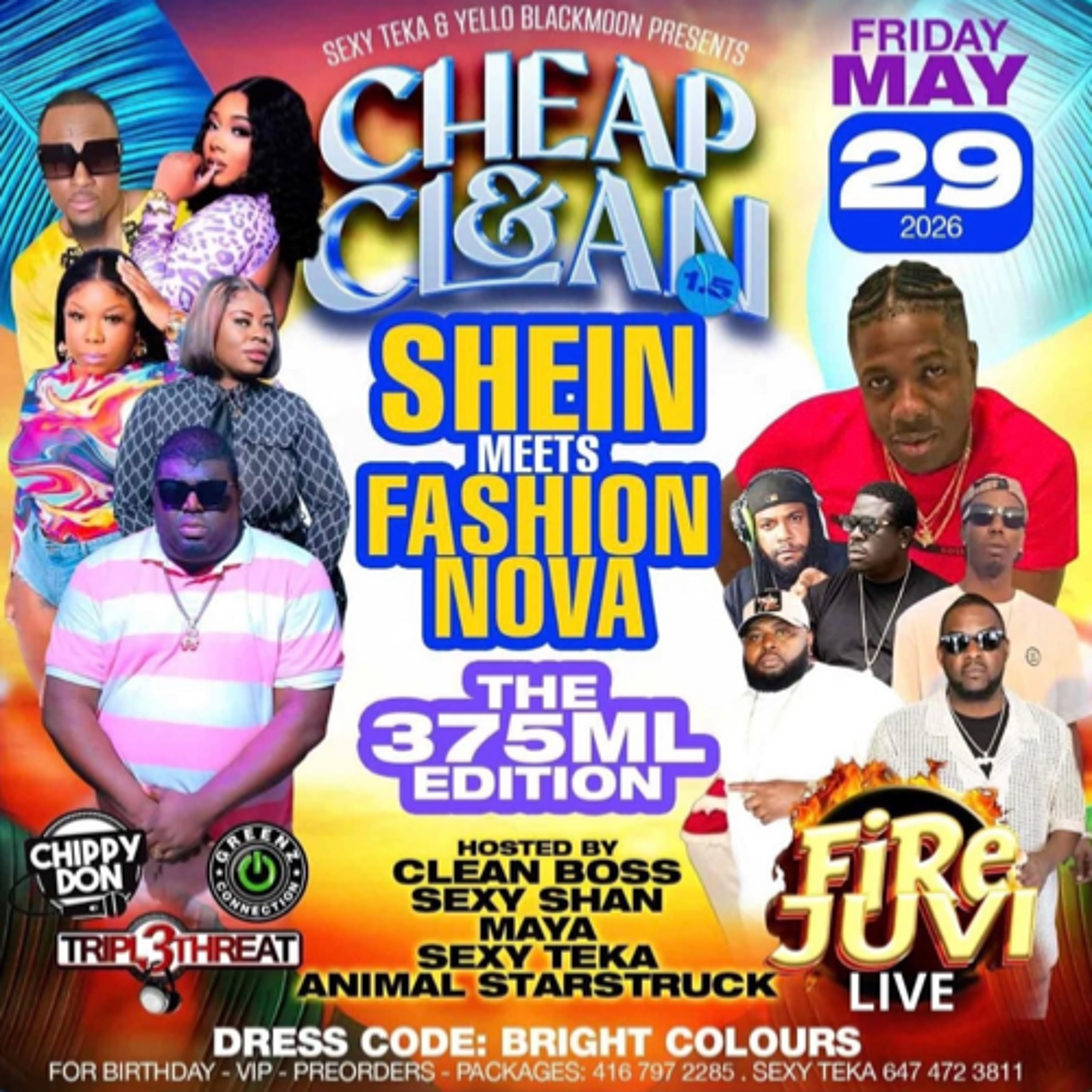 CHEAP & CLEAN 1.5 "SHEIN MEETS FASHION NOVA - CHIPPY DON/CLEAN BOSS/GREENZ CONNECTION/SEXY SHAN/FIRE JUVI/THRIPLE THREAT @2450 FINCH AVE WEST, TORONTO 5/29/2026 episode artwork