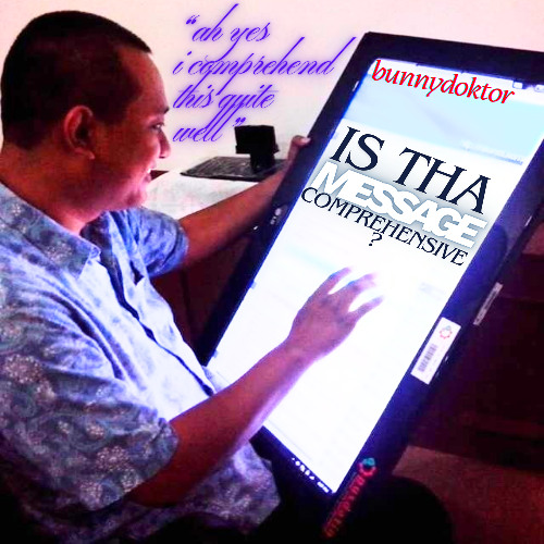 IS THA MESSAGE COMPREHENSIVE ?