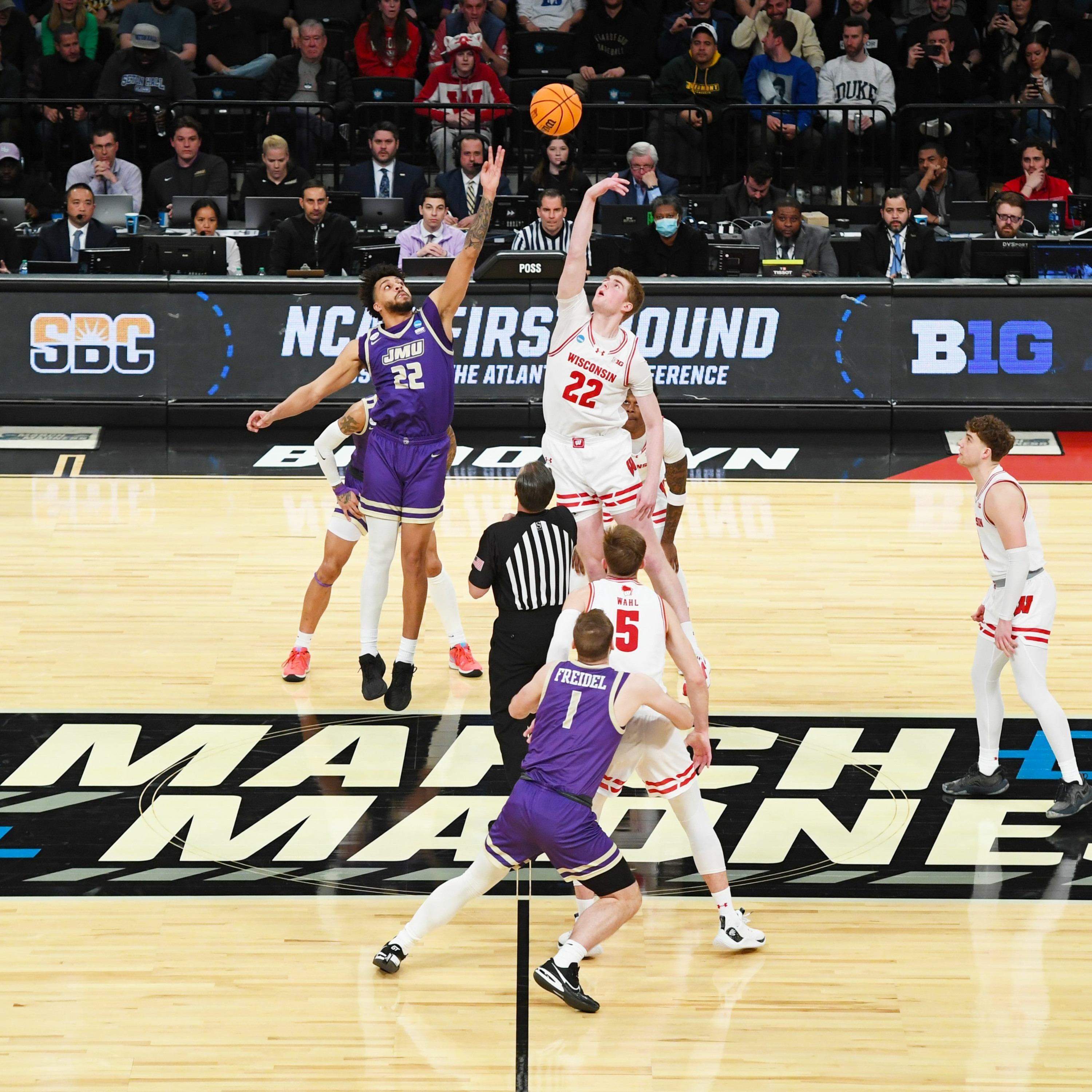JMU vs. Wisconsin - NCAA First Round 3/22 - Radio Highlights Recap episode artwork