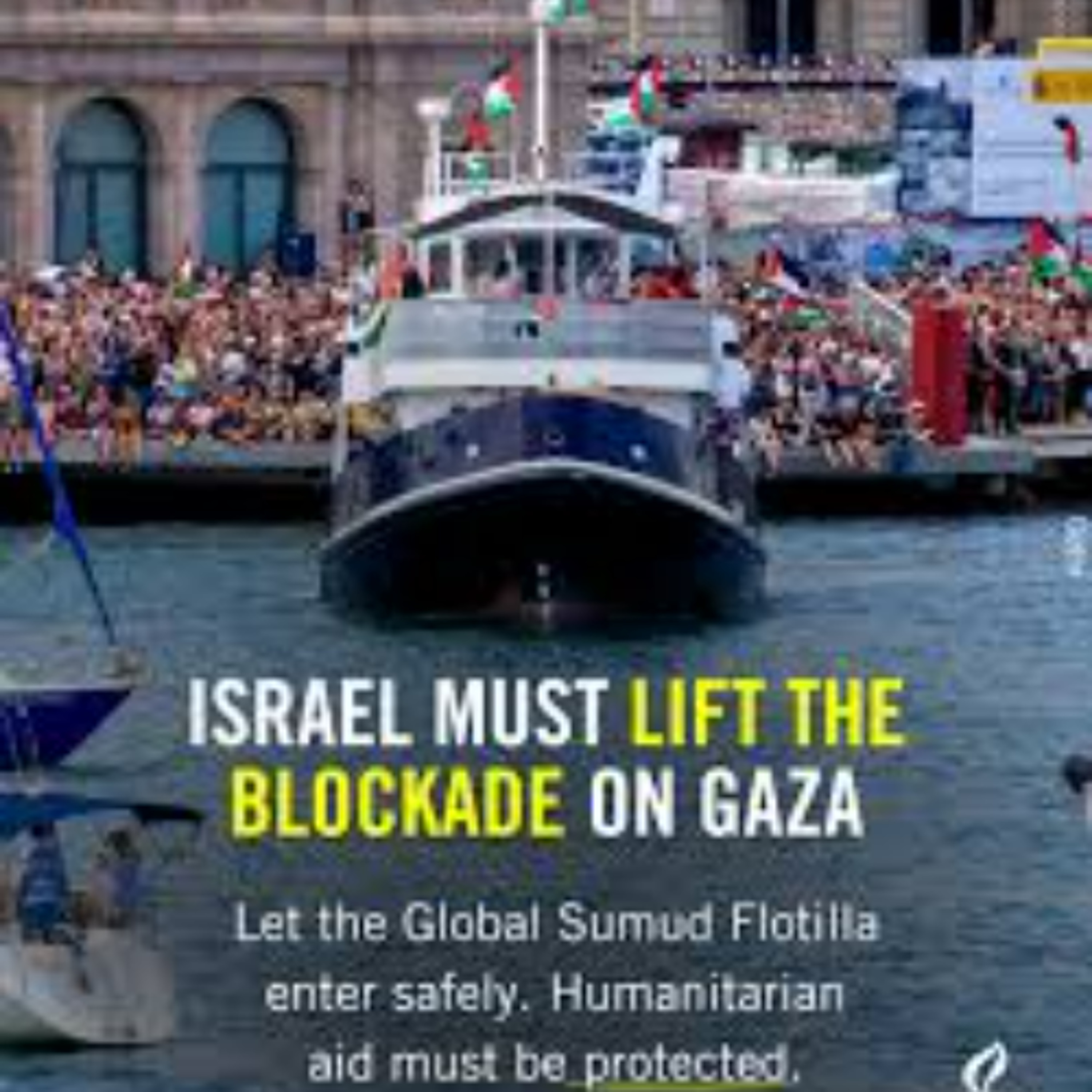 Gaza Blockade ‘Unlawful, Genocidal and Must End,’ says Legal Expert on Global Sumud Flotilla