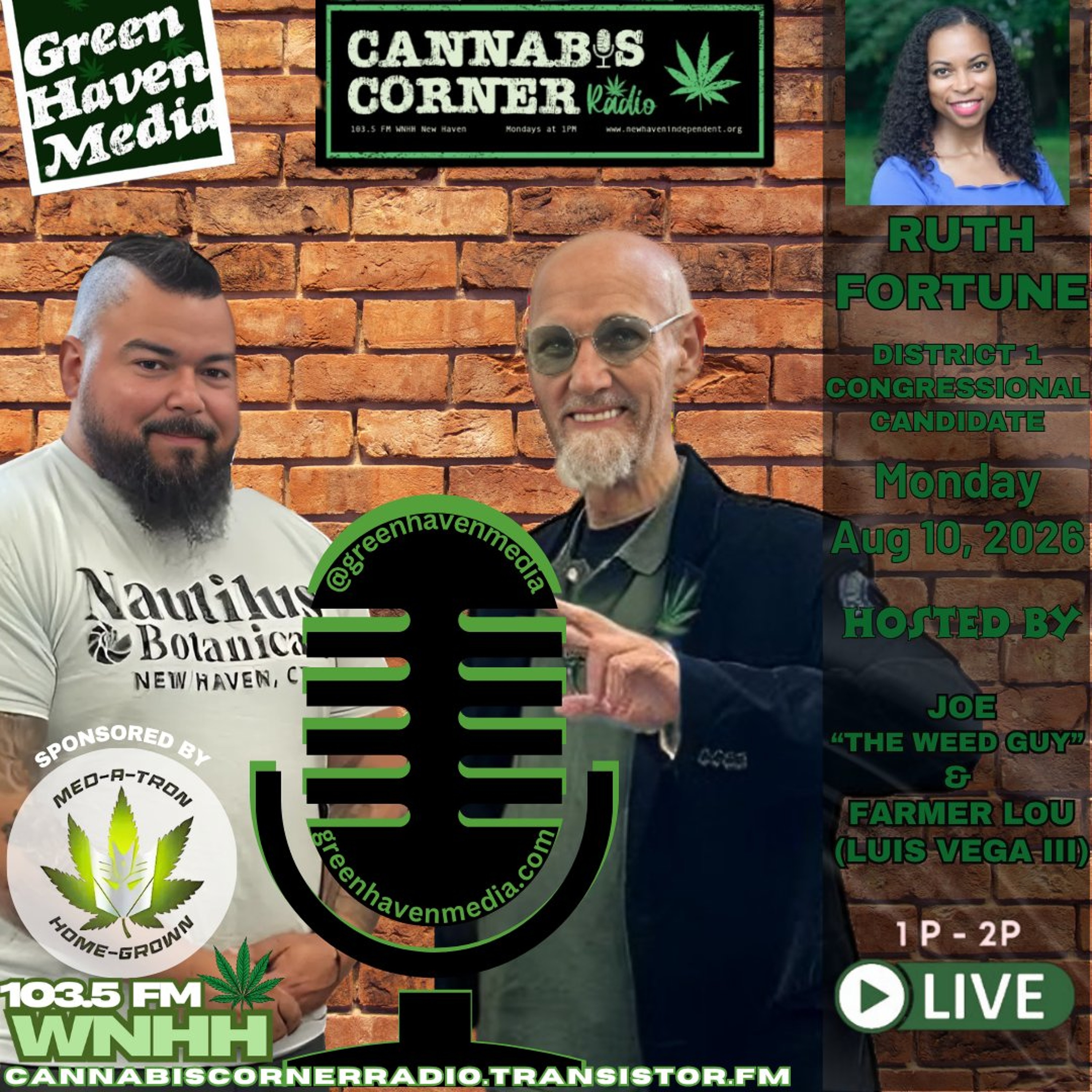 Cannabis Corner Radio Ruth Fortune (District 1 Congressional Candidate) episode artwork