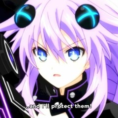 Hyperdimension Neptunia Lady Cool Purple Heart