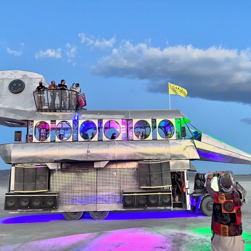 Nicole Cayenne Burning Man 2022 on the Smile High Art Car