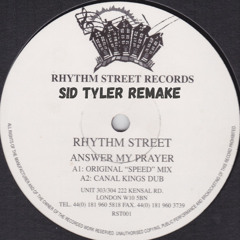 Rhythm Street – Answer My Prayer (Sid Tyler Rework)  [FREE DOWNLOAD]