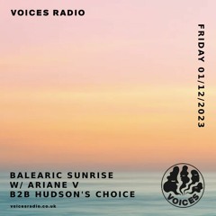 Balearic Sunrise w/ Ariane V b2b Hudson's Choice