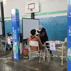María Eugenia Calizaya - Sierra Grande: comenzó la jornada de atención odontológica para estudiantes