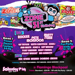 Zone 31st Birthday Promo Mix  - By Dj Andy Farrell