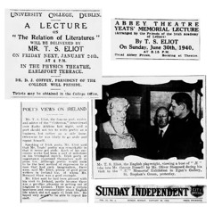 46th T.S. Eliot Society Annual Memorial Lecture - Barbarous Cuisine: T.S. Eliot in Ireland 1936-1940