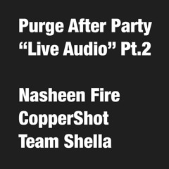 PURGE AFTER PARTY PT.2 - NASHEEN FIRE * COPPERSHOT * TEAM SHELLA * (LIVE)