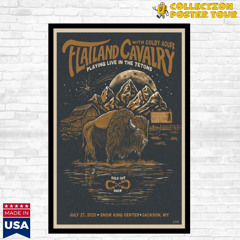 Flatland Cavalry Live In Jackson, WY July 27 2025 Tour Poster