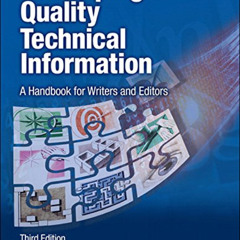 [Get] EPUB 💔 Developing Quality Technical Information: A Handbook for Writers and Ed