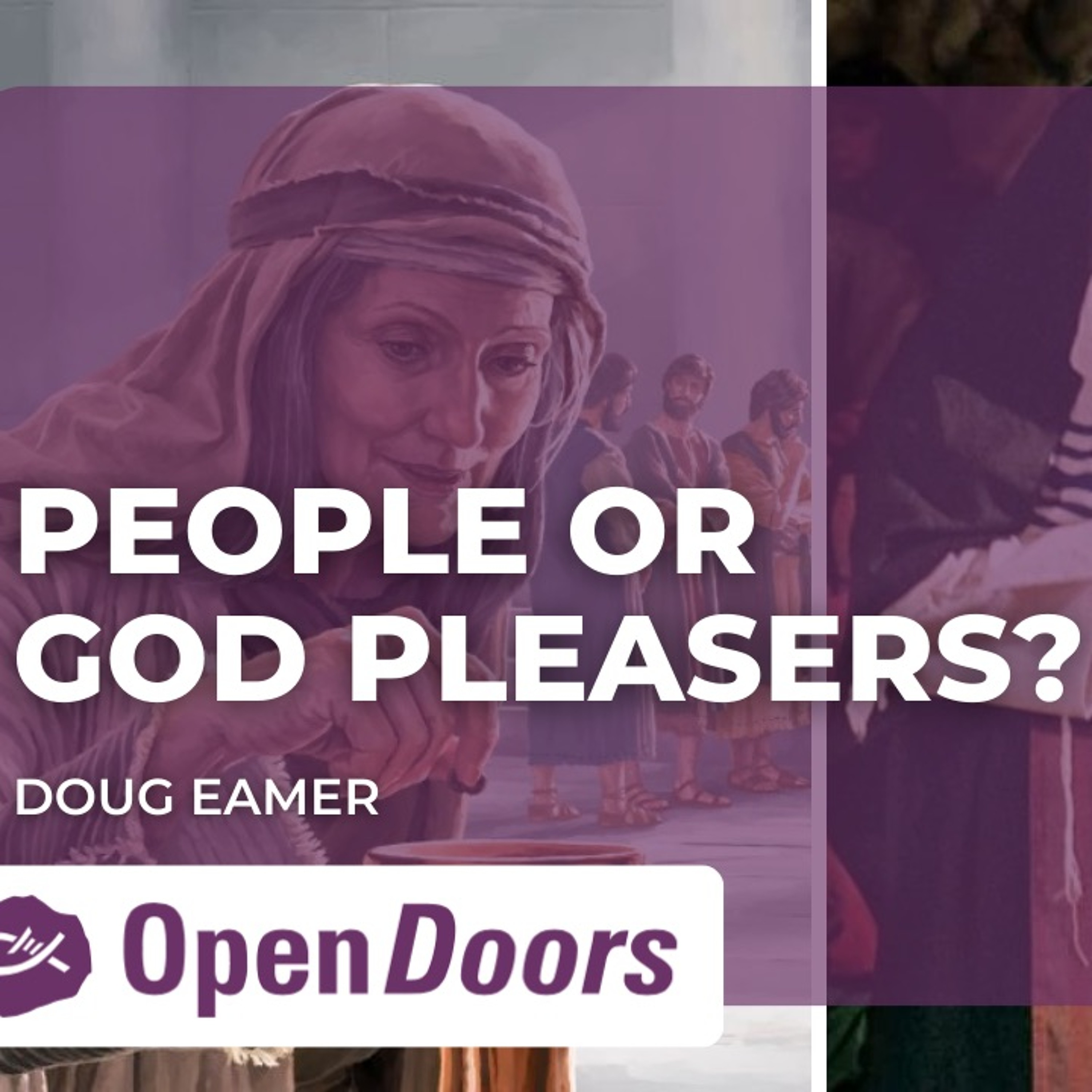 "People or God Pleasers?" Mark 12:35-44 [1st Sept '24] episode artwork