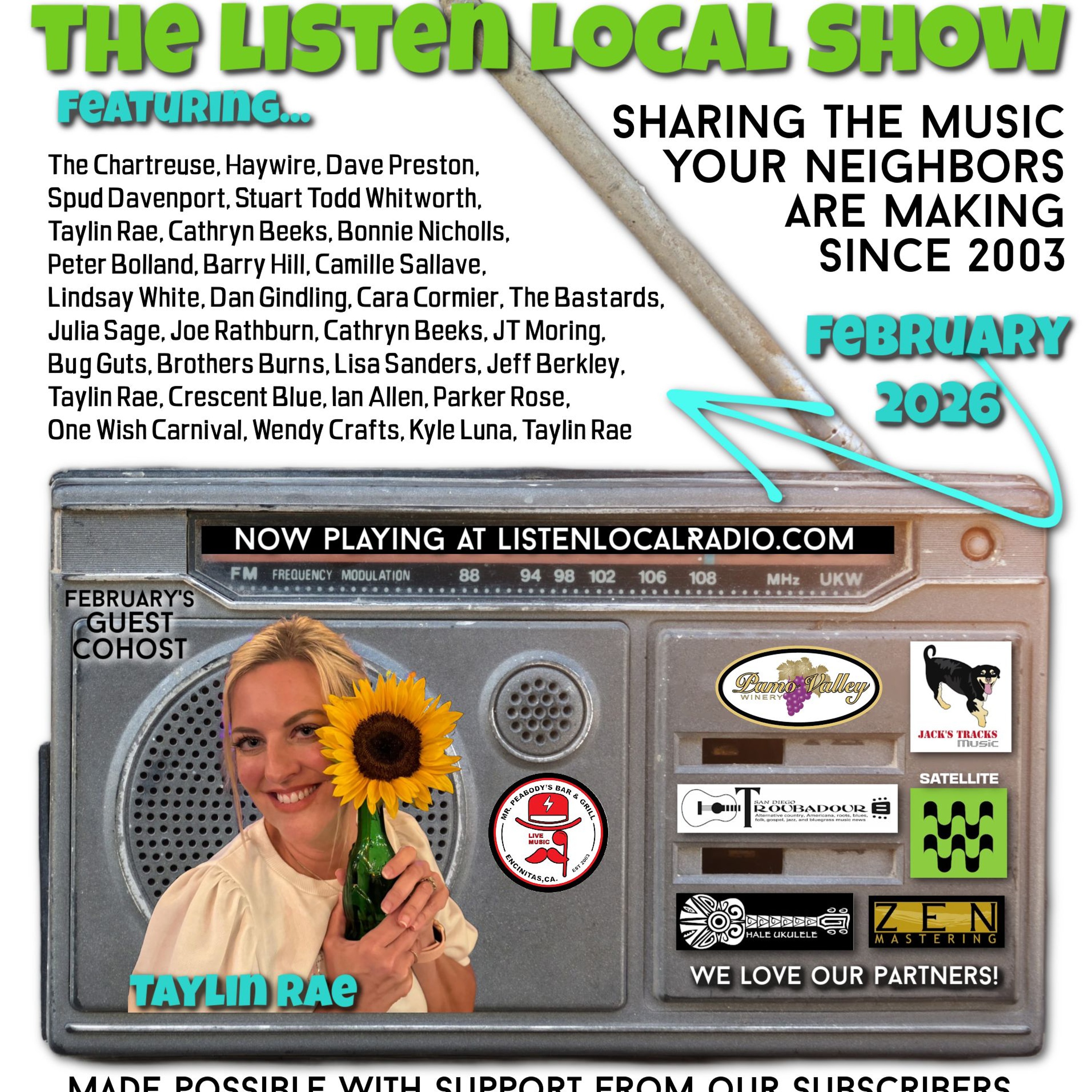 FEBRUARY 2026 Listen Local Show