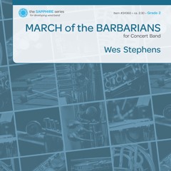 March of the Barbarians (Band Gr. 2) - Wes Stephens
