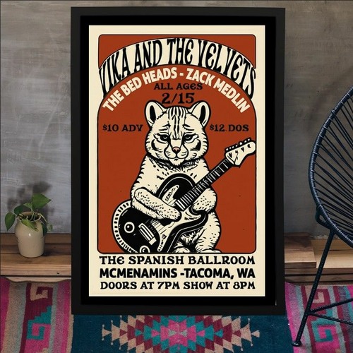 Vika And The Velvets Tacoma, WA 2/15/2024 Poster