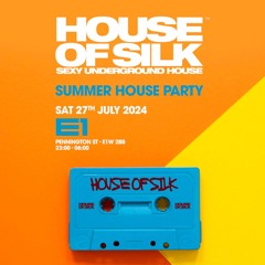 GAPPY RYDER - LIVE @ HOUSE OF SILK SUMMER HOUSE PARTY - SAT 27TH JULY @ E1