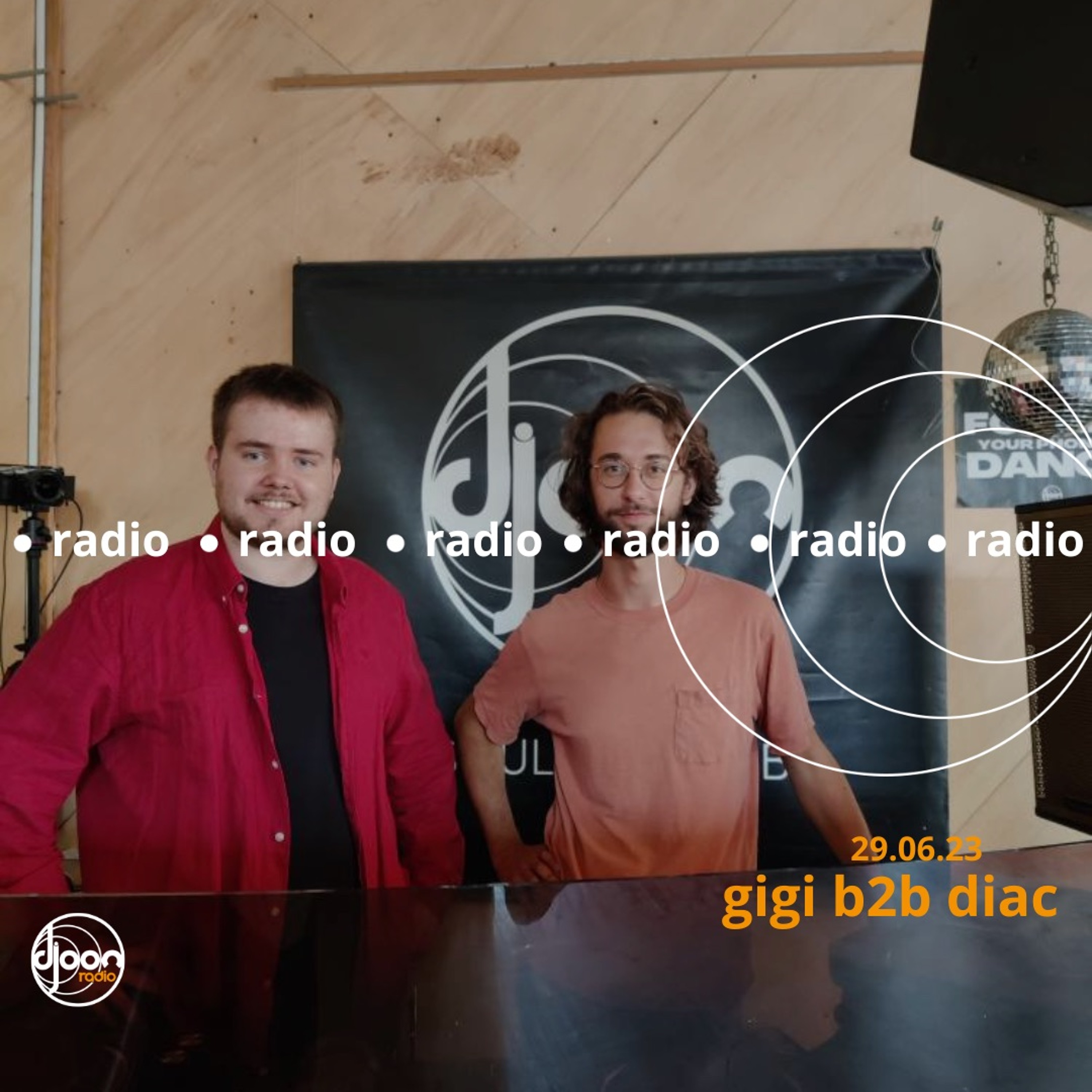 Gigi & Diac for Djoon Radio episode artwork