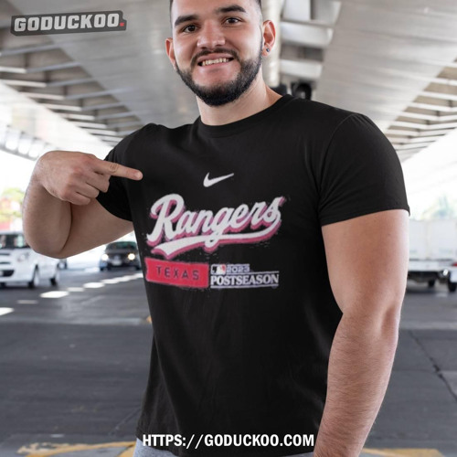 Texas Rangers 2023 MLB Postseason Dugout Men's Nike Therma MLB Pullover  Hoodie.