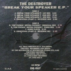 The Destroyer - You Fuckin' Mutha Fucker! (Original Mix)