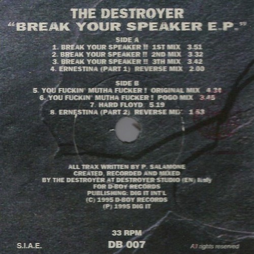 The Destroyer - Ernestina (Part 2 Reverse Mix)