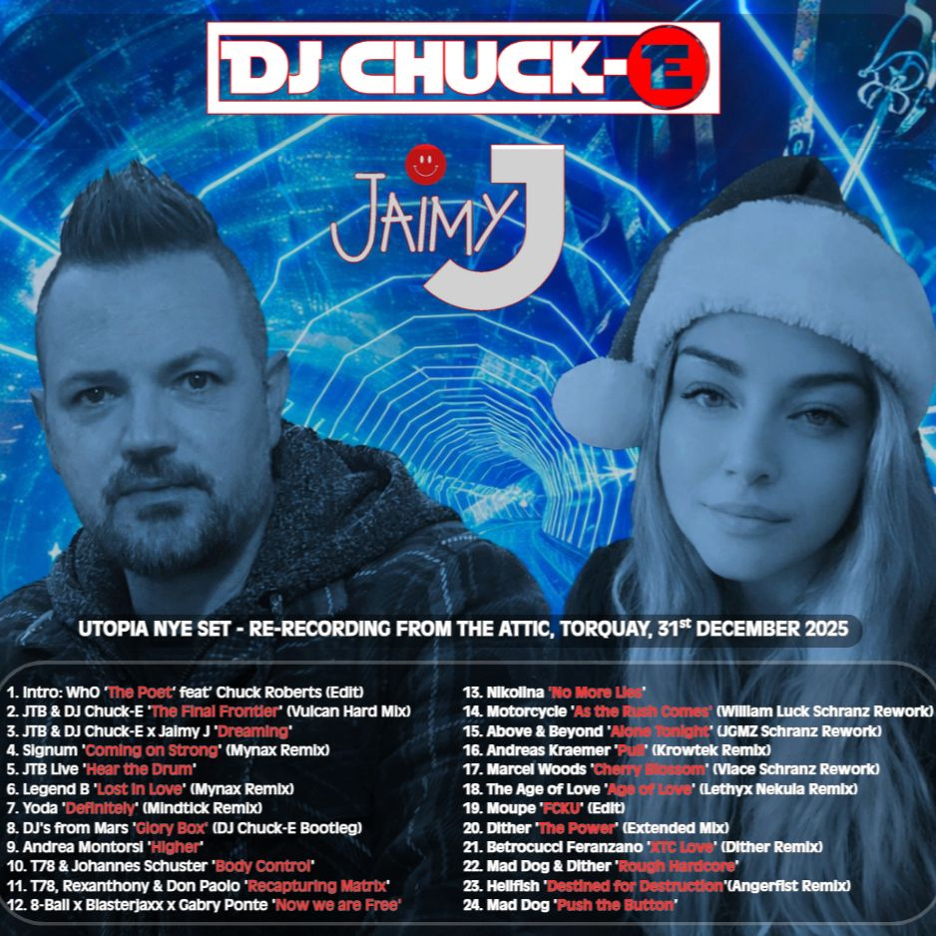 DJ Chuck-E b2b Jaimy J @ Utopia, NYE, The Attic, Torquay, 31-12-25, RE-RECORDING episode artwork