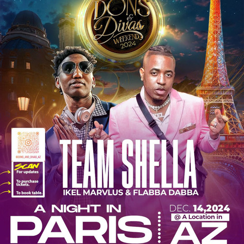 SELECTA SPRAGGA DONS & DIVAS A NIGHT IN PARIS PHX ARIZONA