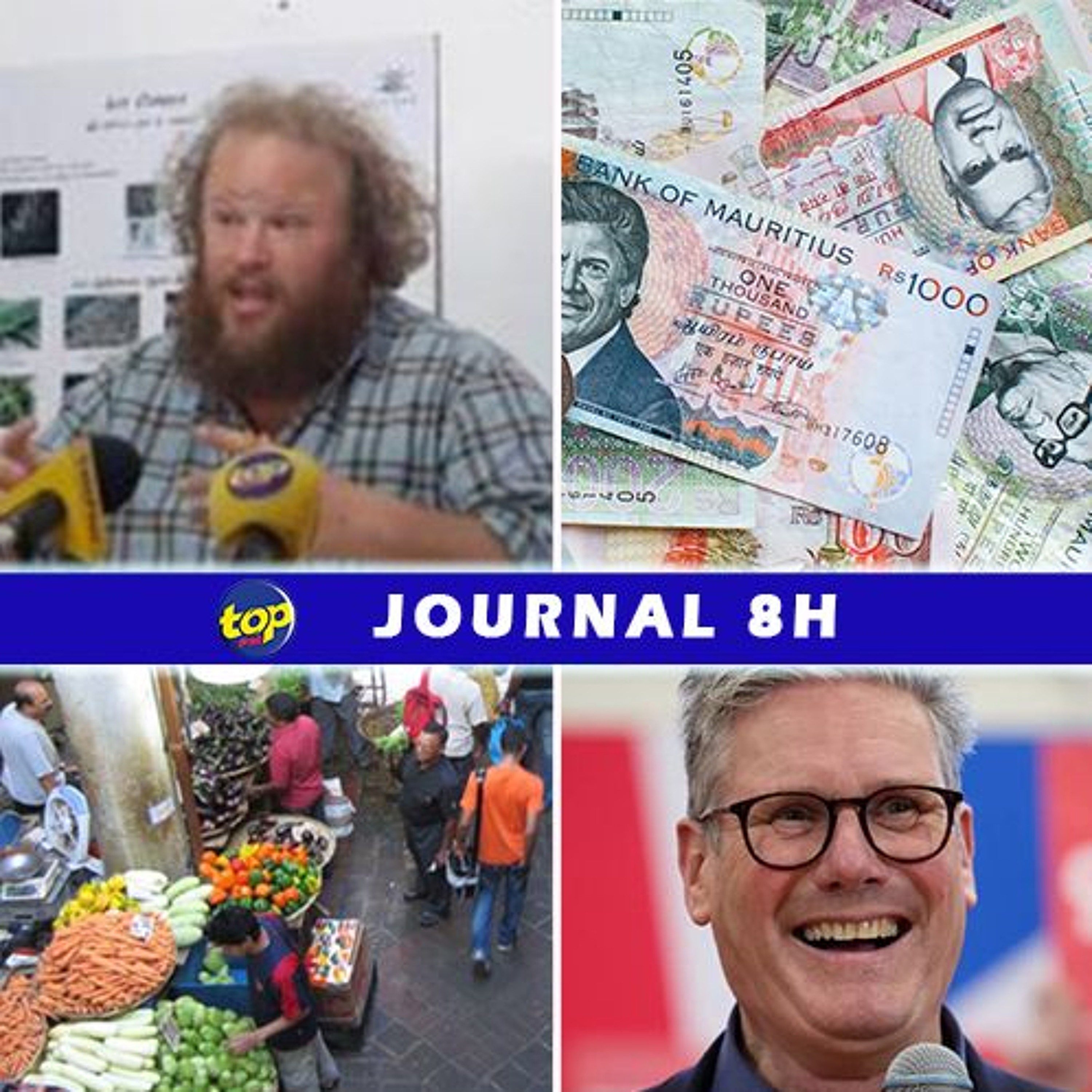 Le journal de 8H de ce vendredi 5 juillet 2024