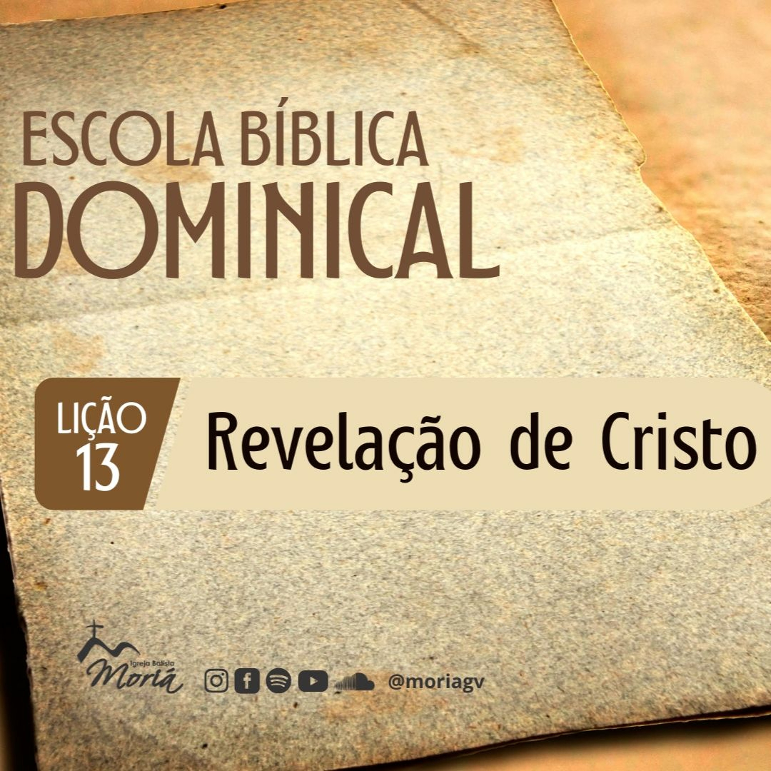 Revelação de Cristo - Pra. Jacqueline Coelho - Escola Bíblica Dominical [15.10.2023] episode artwork