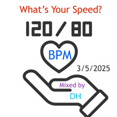 What's Your Speed?  Under 120 BPM