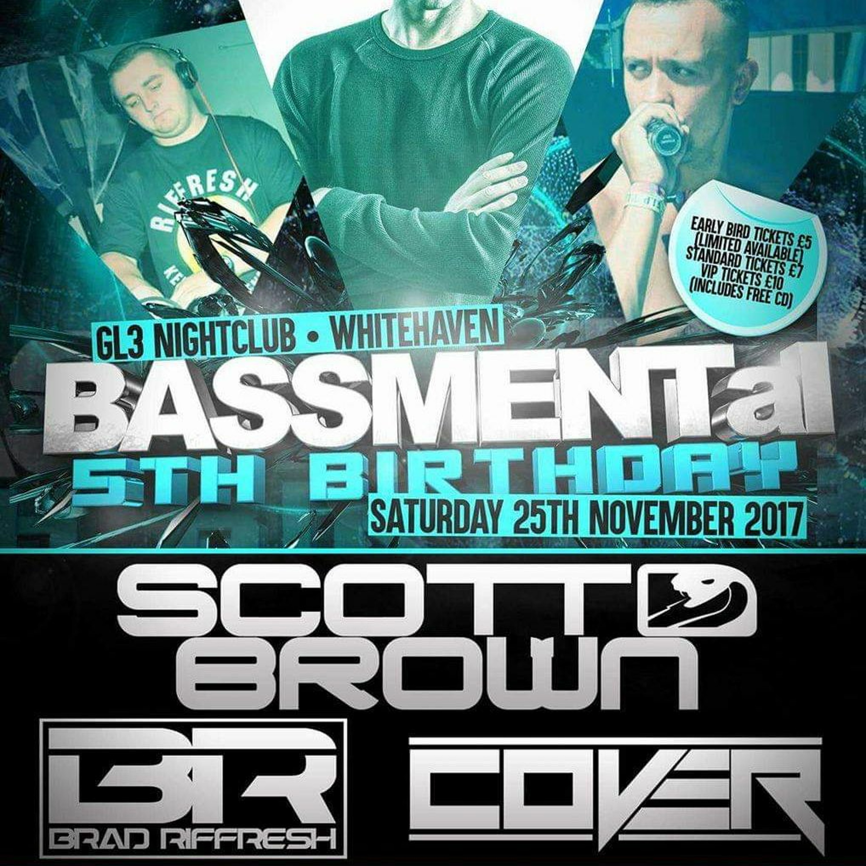 Brad Riffresh With MC Cover & Wilko @ BASSMENTal 5th Birthday - GL3 2017 episode artwork