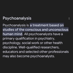 psychoanalysis p. sage