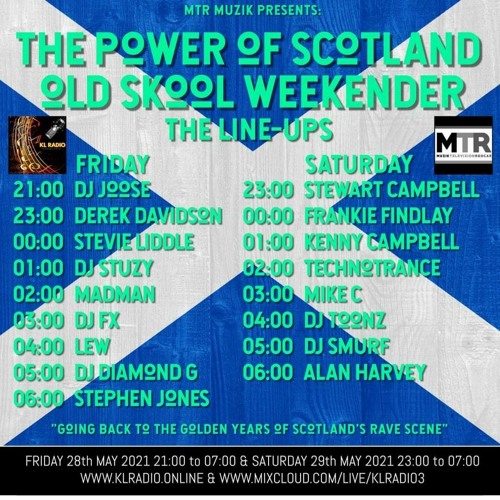 KL RADIO SCOTTISH WEEKENDER. Stewart Campbell 29-05-21