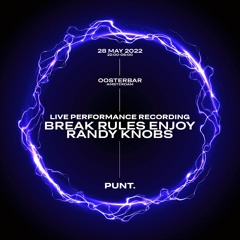 Break Rules - Enjoy & Randy Knobs Live at PUNT. 28/05/2022